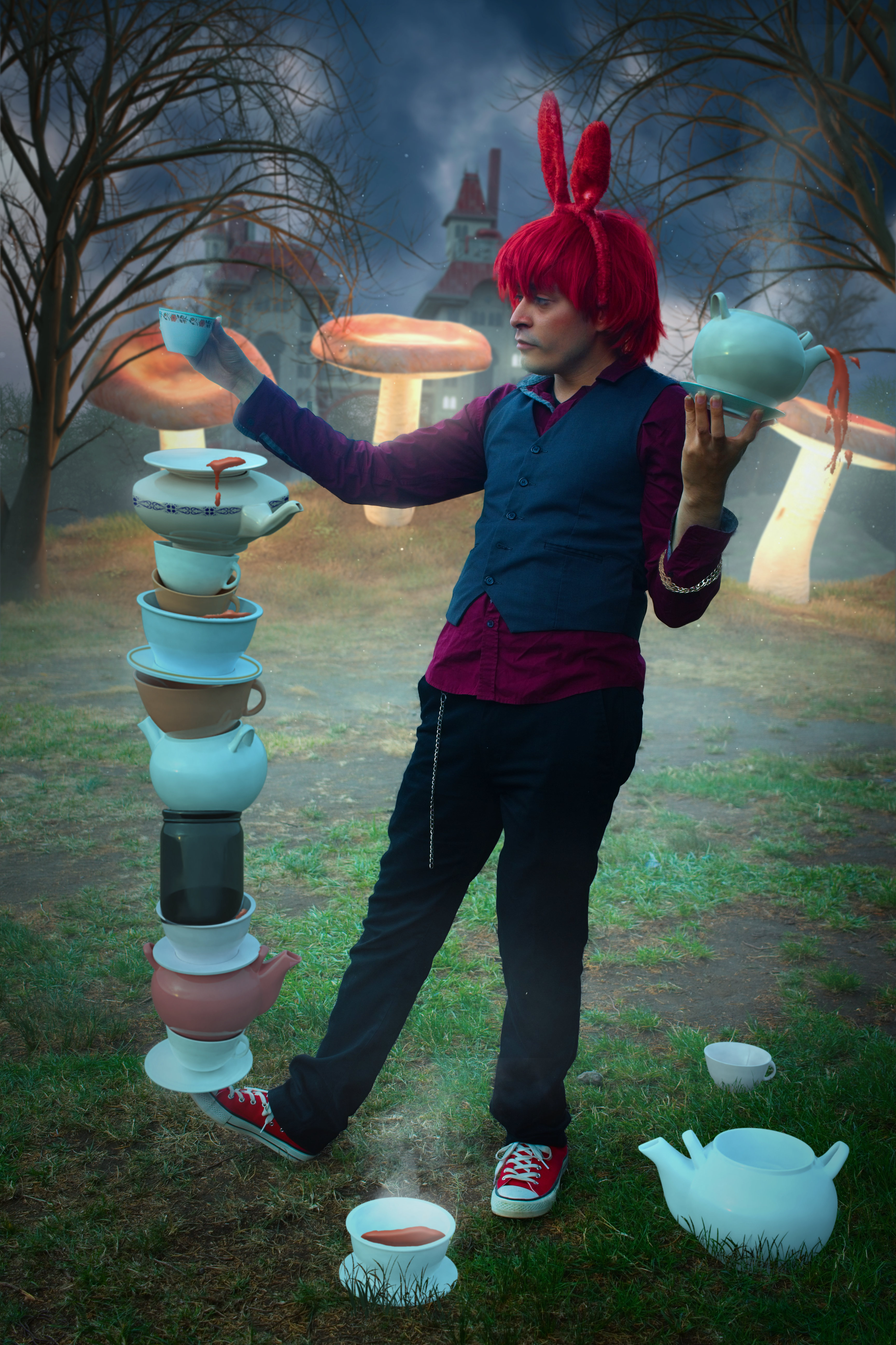 Cosplay Liebre de Marzo Penwin